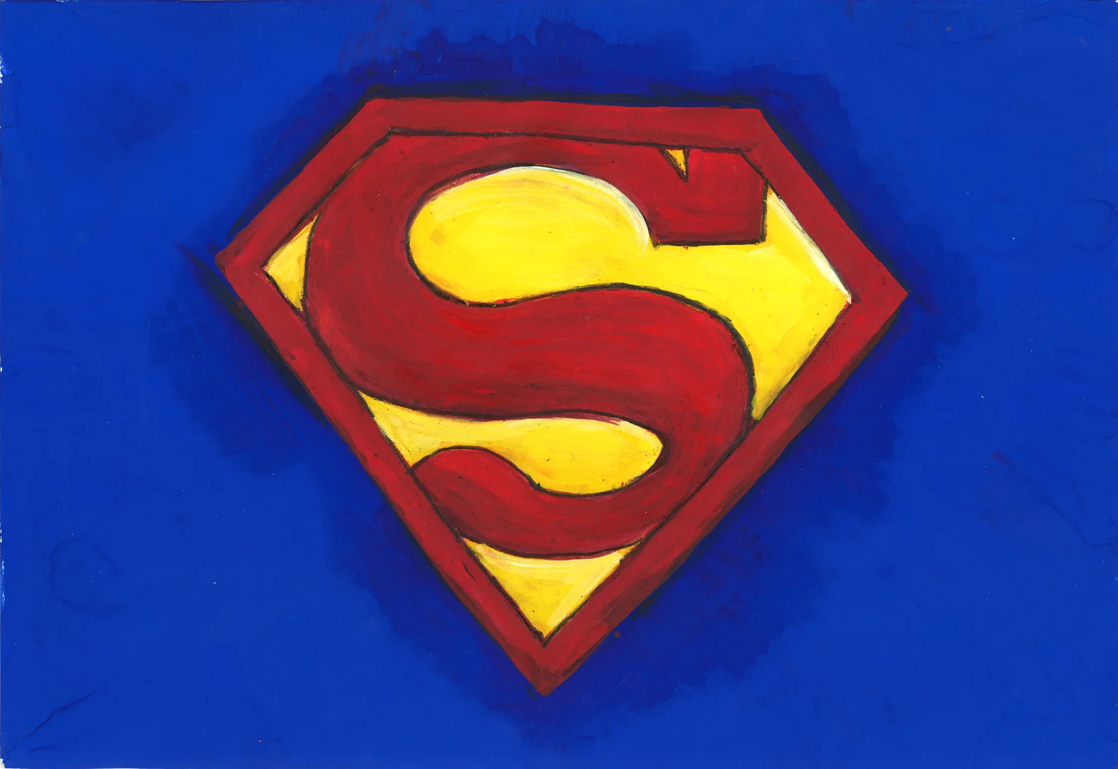 Image of superhero logo.