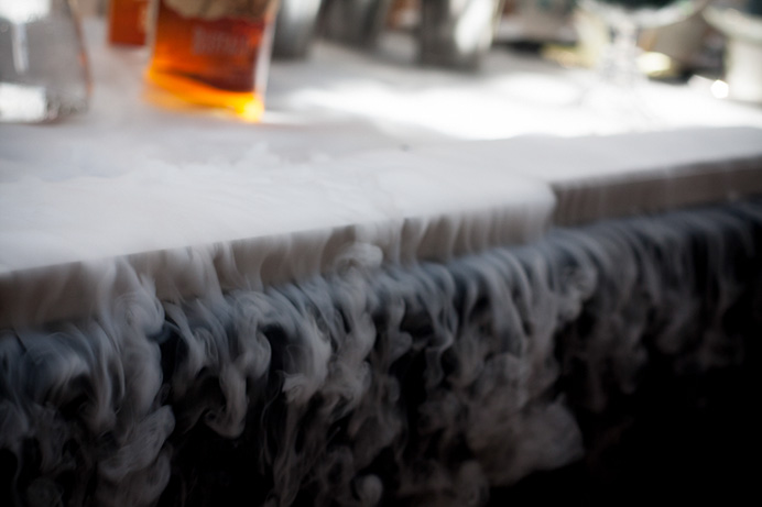 The smoking bar top