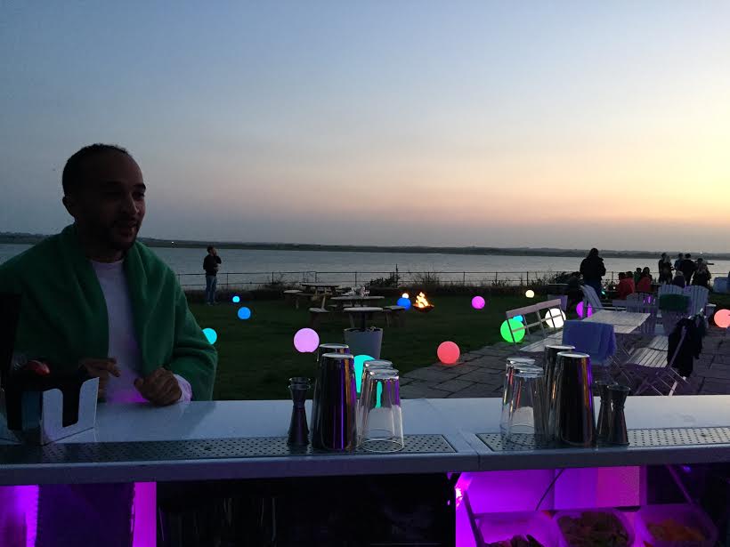 Summer cocktails at Osea Island : http://letsgoelsewhere.com/osea-island/