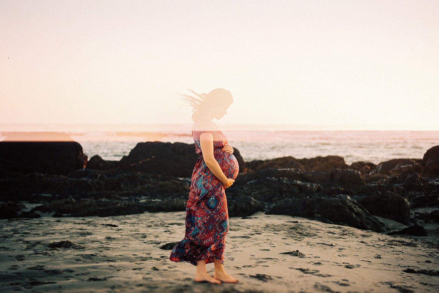 Sessao gravida Praia Porto Arte magna Fotografia