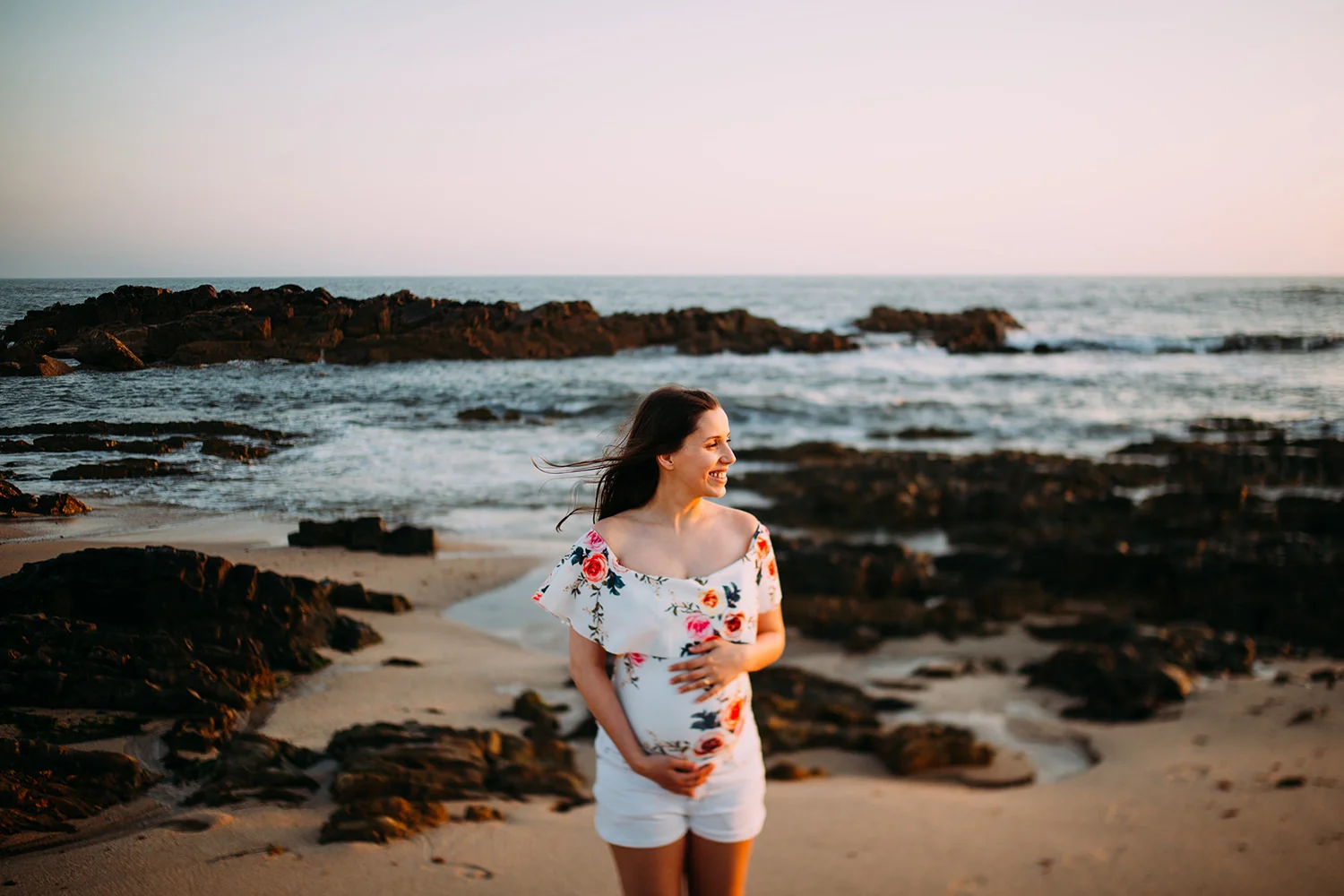 Sessao gravida Praia Porto Arte magna Fotografia