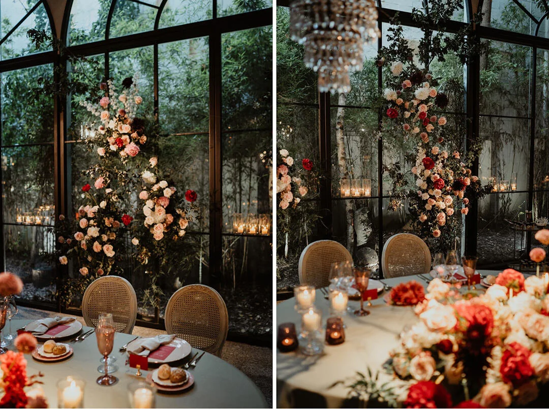 industrial wedding decor