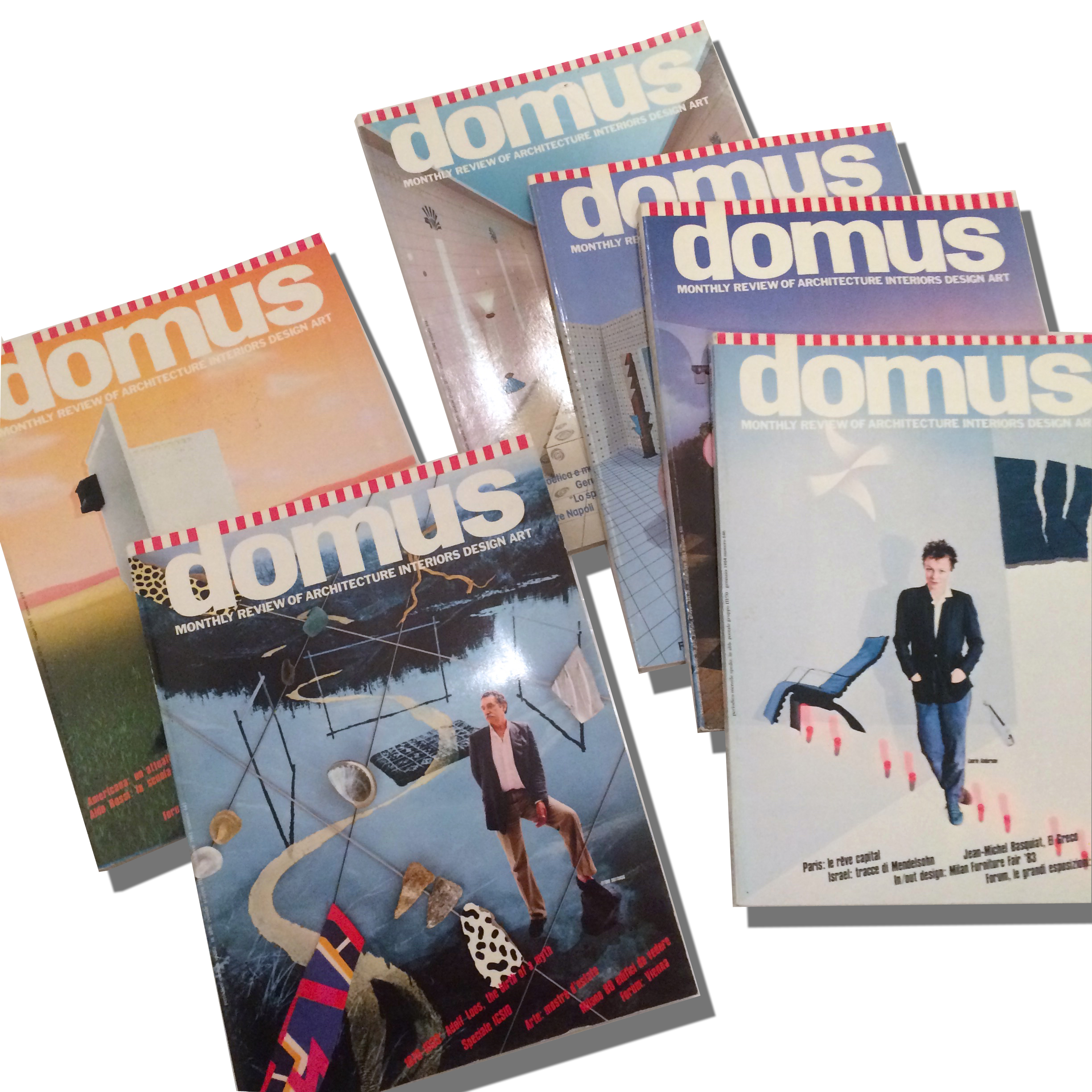DOMUS Magazine wide range of issues from 1981-1984