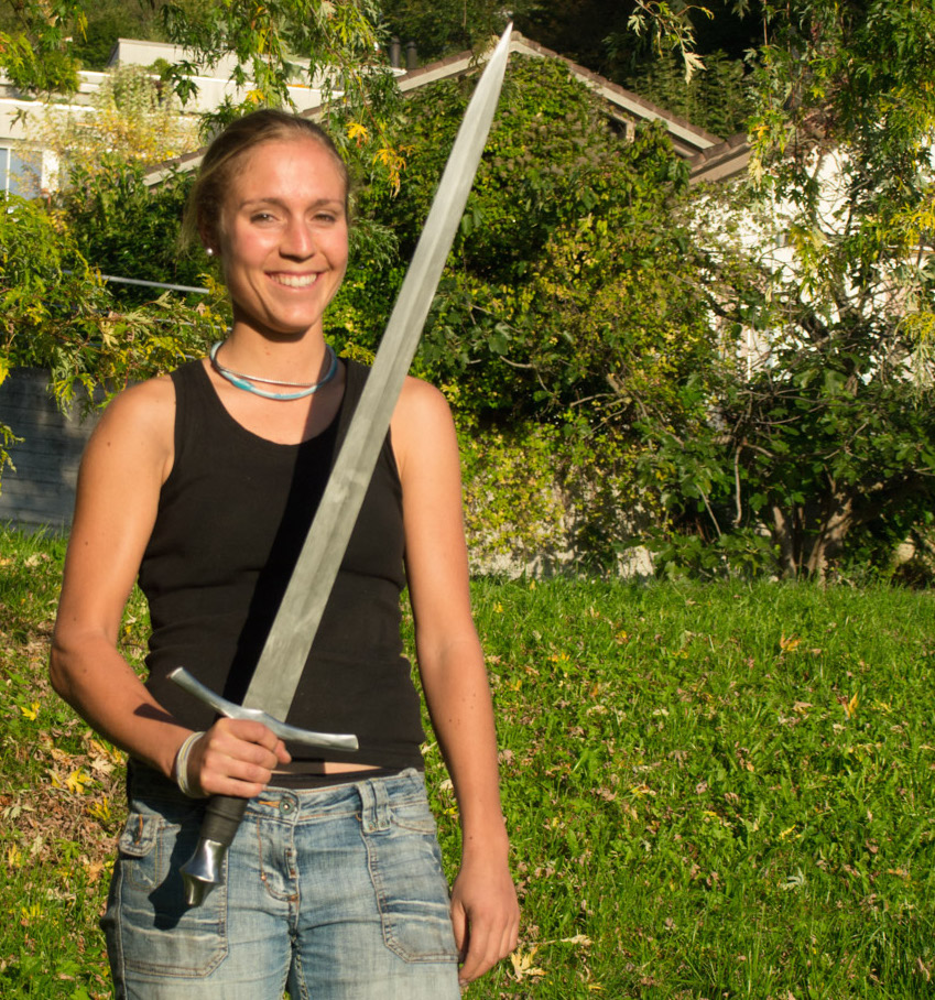 4 Tage Kurs, Schwert aus Kohlenstoffstahl 4 Day sword class, carbon steel blade