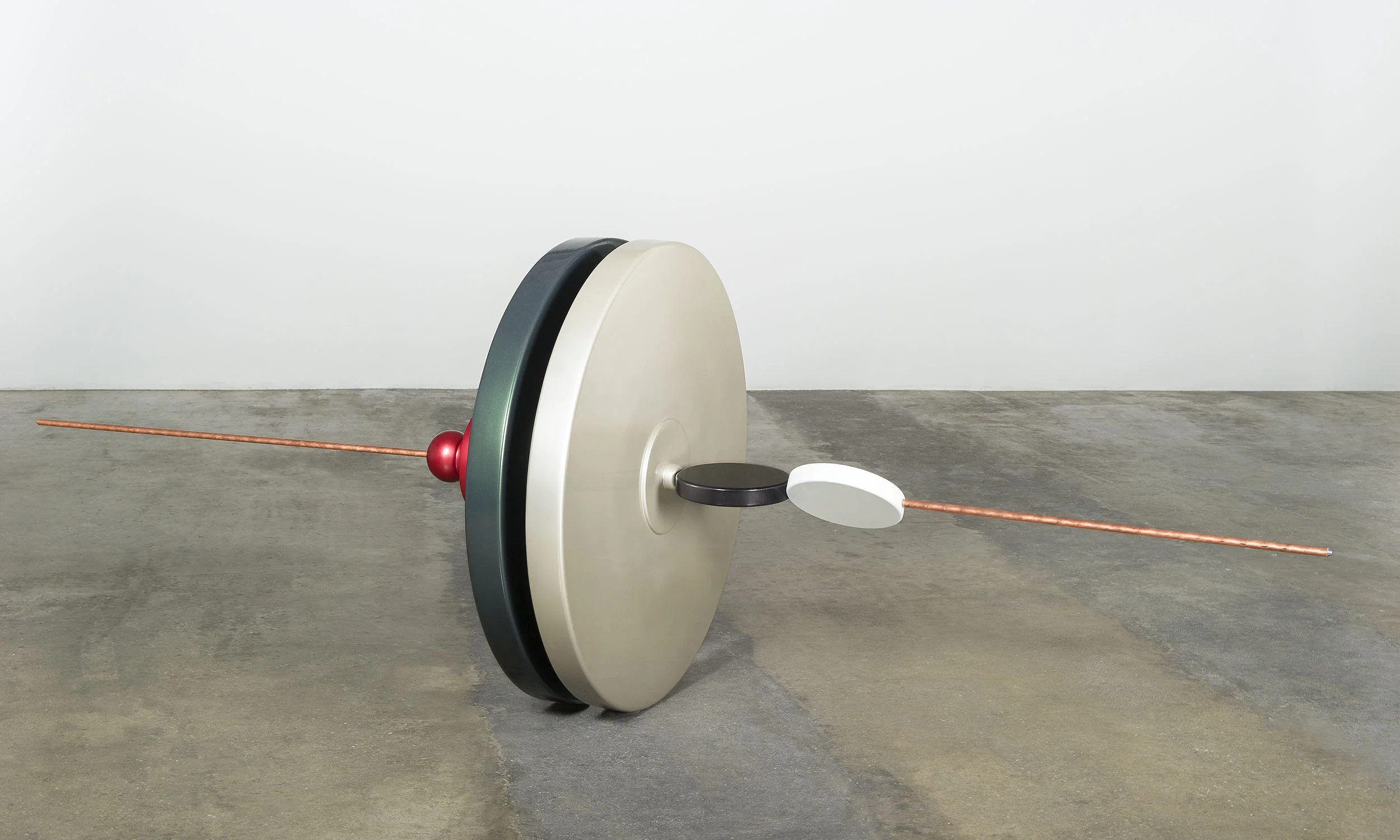 SBMBOOL , 2013 Copper coated steel rod and painted MDF, 96 x 32 x 32 in