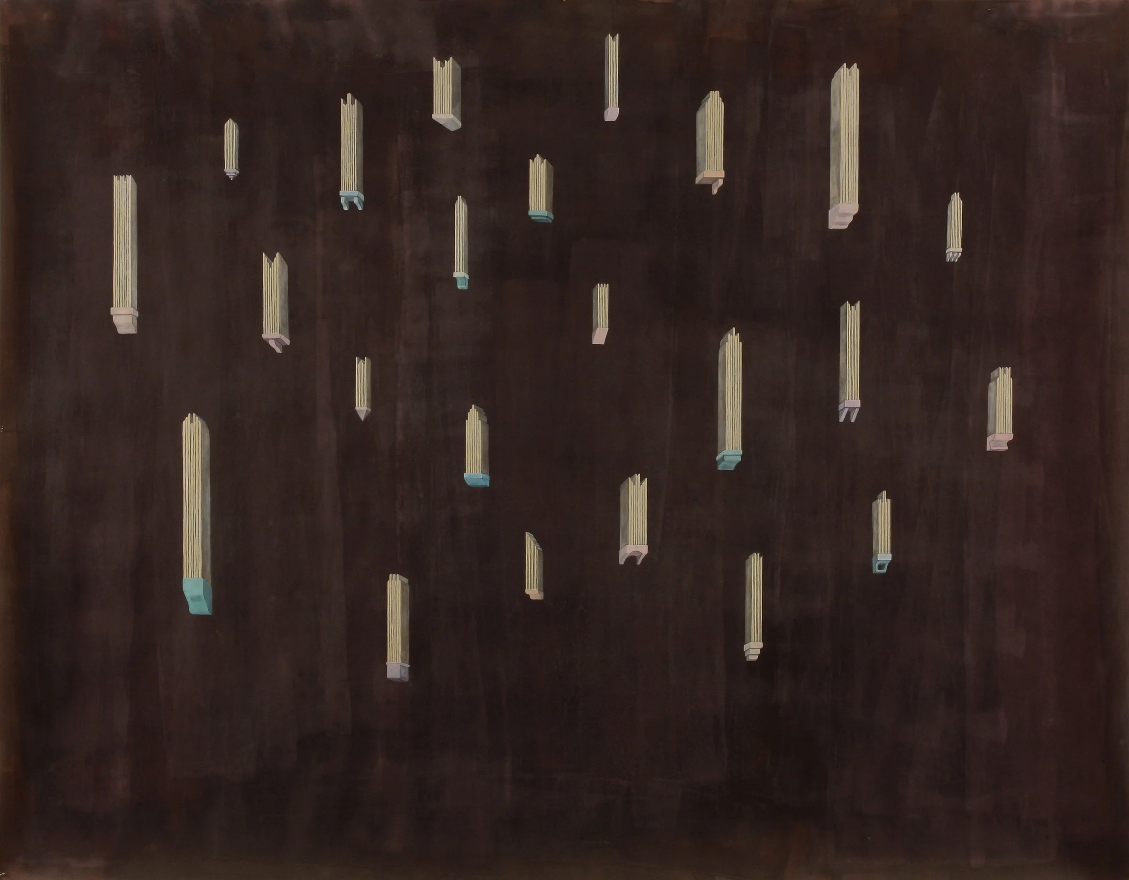   The Final Frontier , 2009 Watercolor on paper 120 x 150 cm 