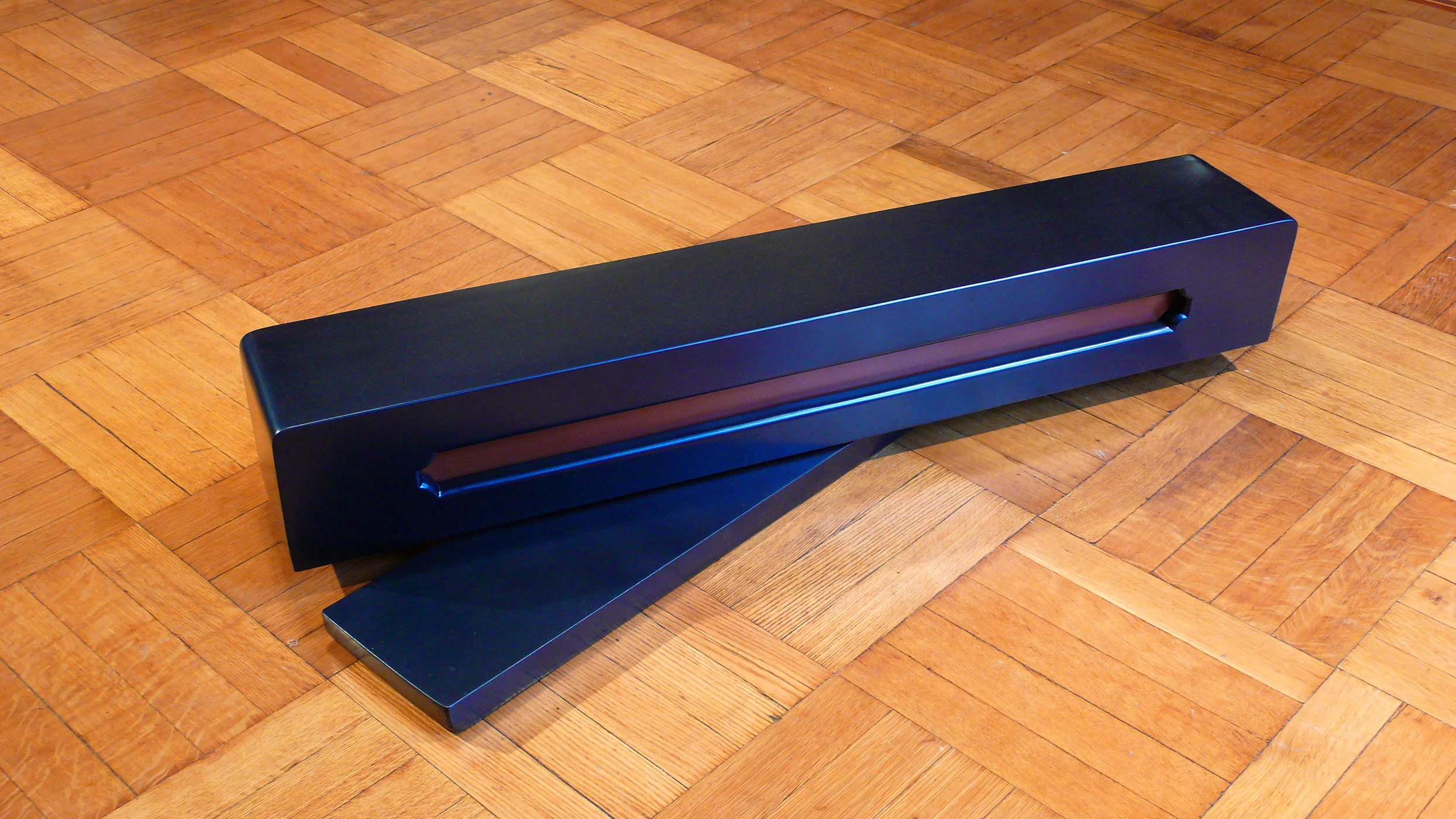 Roger Roger , 2008 Painted MDF, 20 x 109 x 18 cm