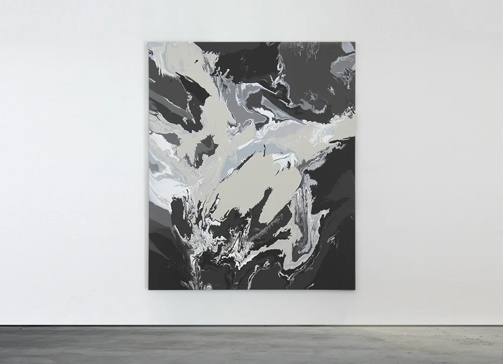Fold/Fault IV 2015, Acrylic On Canvas, 180 x 150 cm