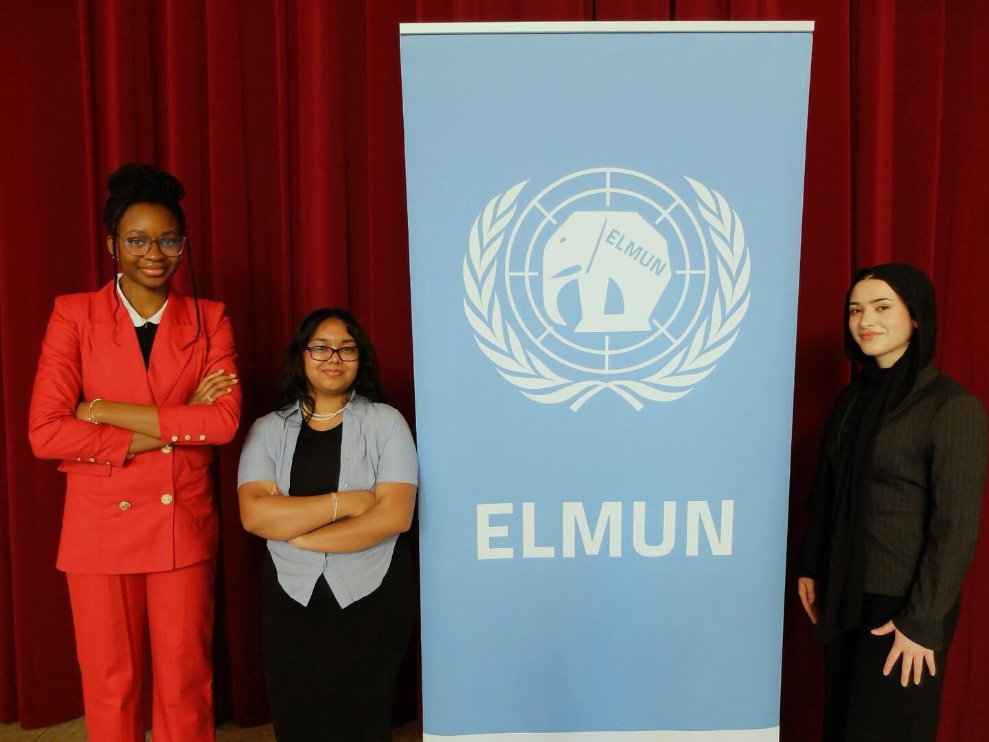 Human Rights Council🫂 (HRC) chaired by Leslie Urielle Maya (left), Ruksiga Gamini (middle), and Malak Al Khawaldeh (right).
&ldquo;We are the voices to their journey.&rdquo;