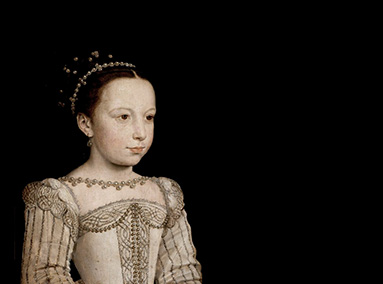 François Clouet, The young Margaret of Valois, c. 1560
