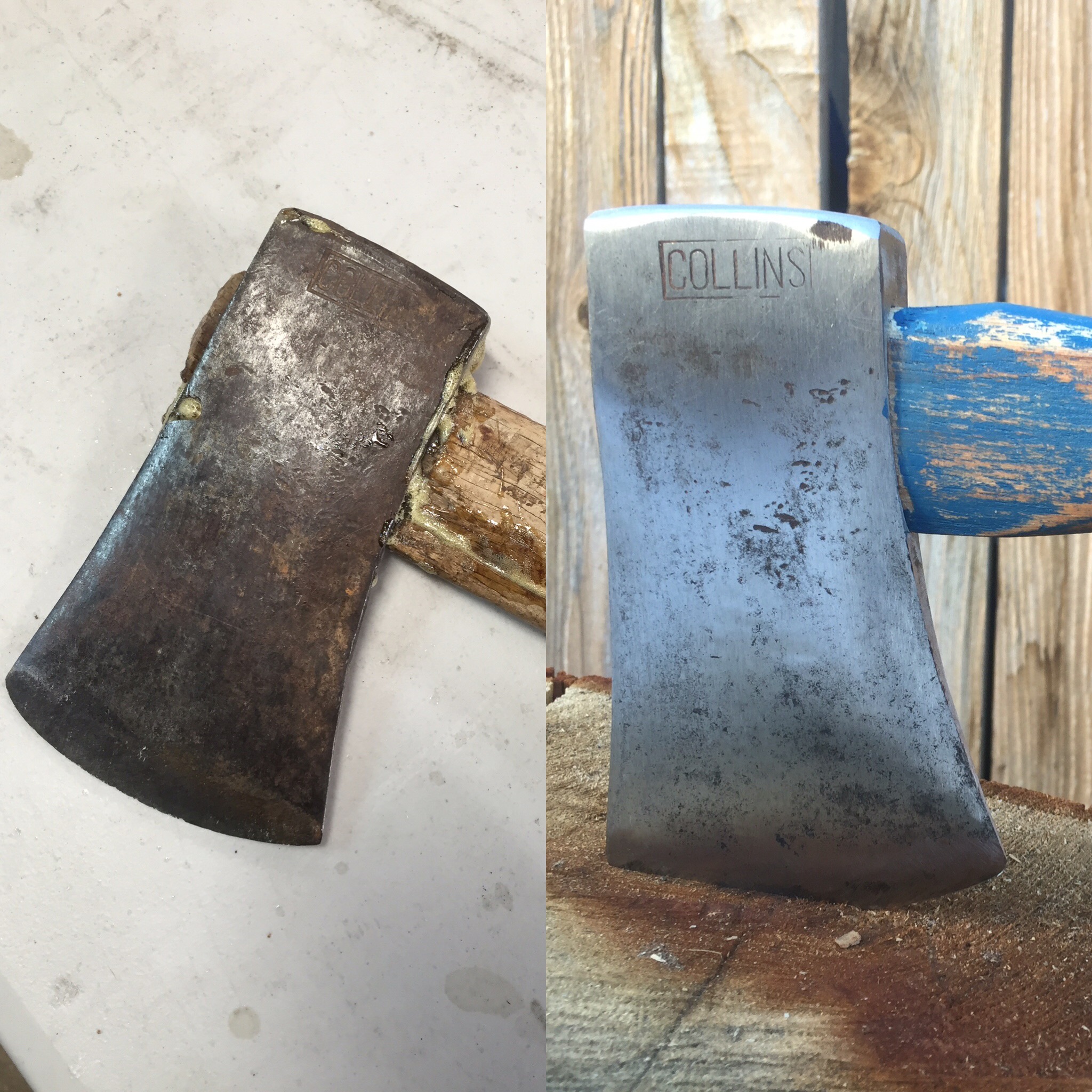 Collins axe restoration