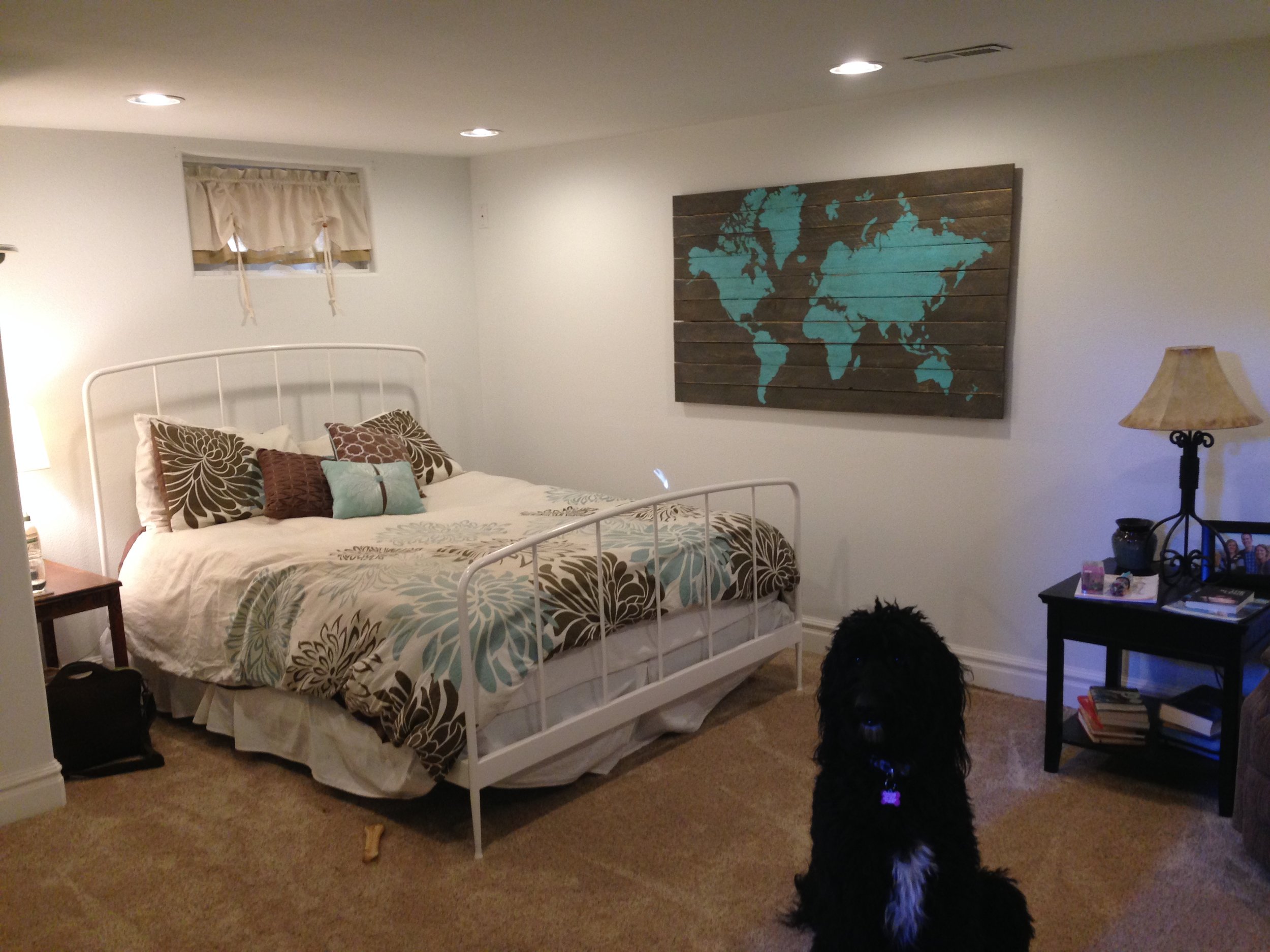 World Map Bedroom