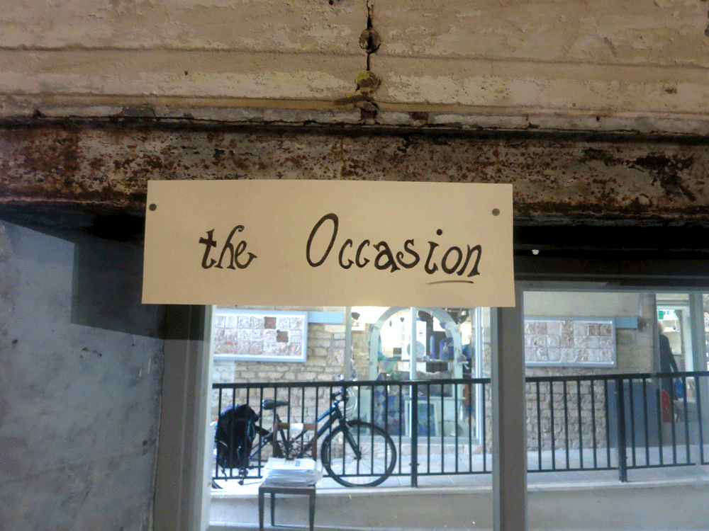 the occasion, sign,  exhibition 