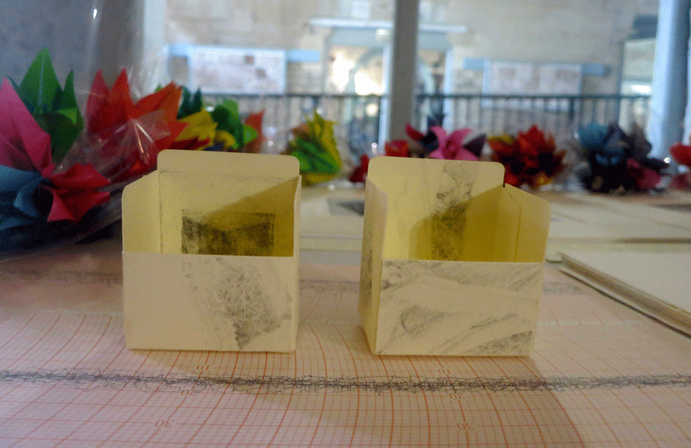 the occasion, bouquet in slide boxes