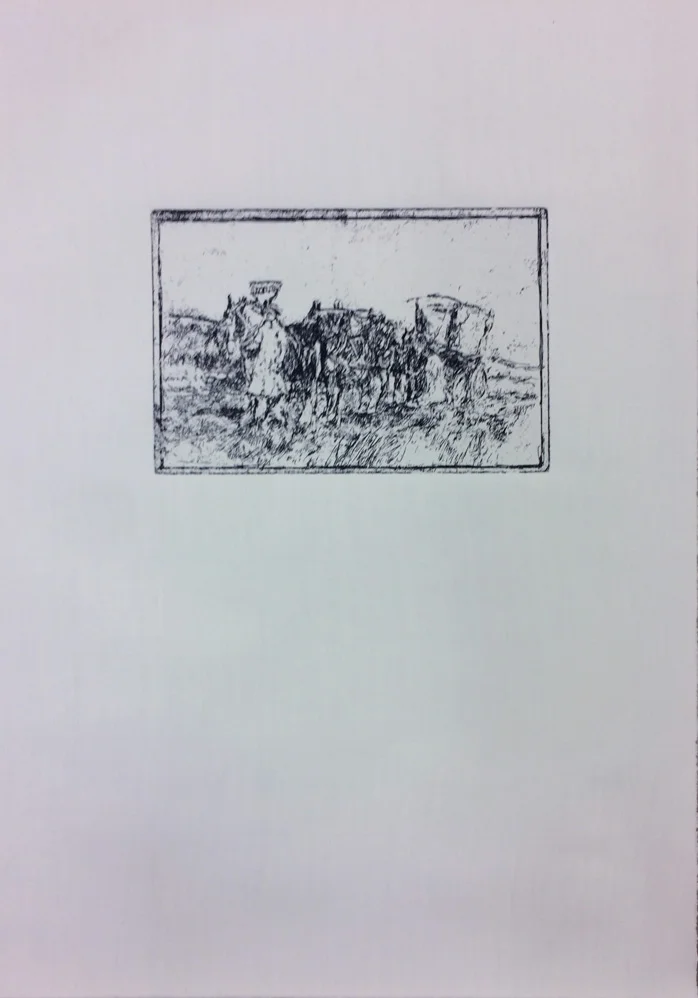 ARTeology project/exhibition, a team, horses, horsebells