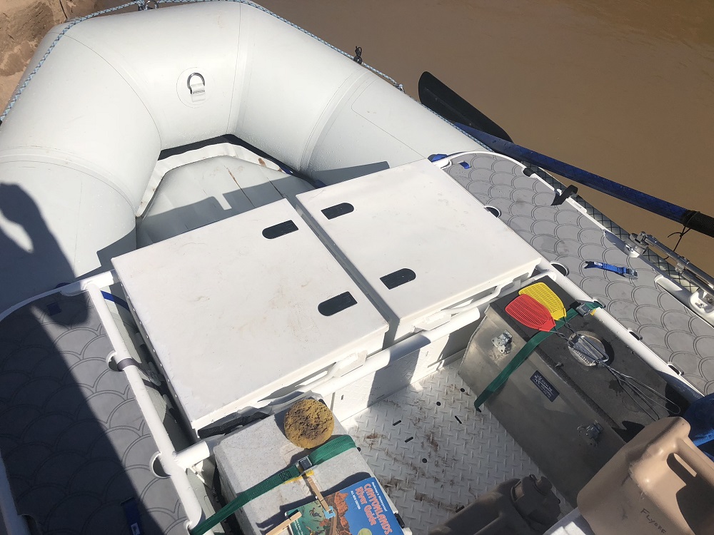 Custom Dry Boxes Aluminum Rafting Trip Gear Eddyline Welding