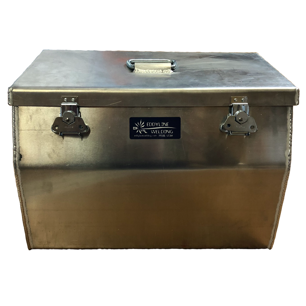 Custom Dry Boxes Aluminum Rafting Trip Gear Eddyline Welding