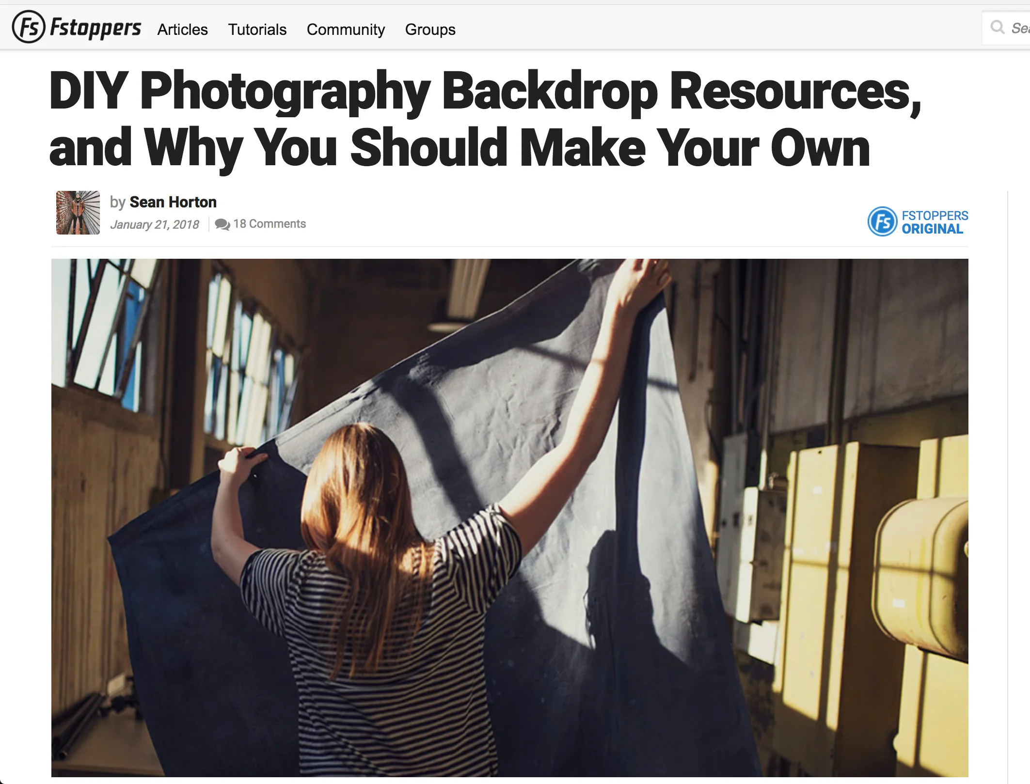 I got featured on FStoppers!
