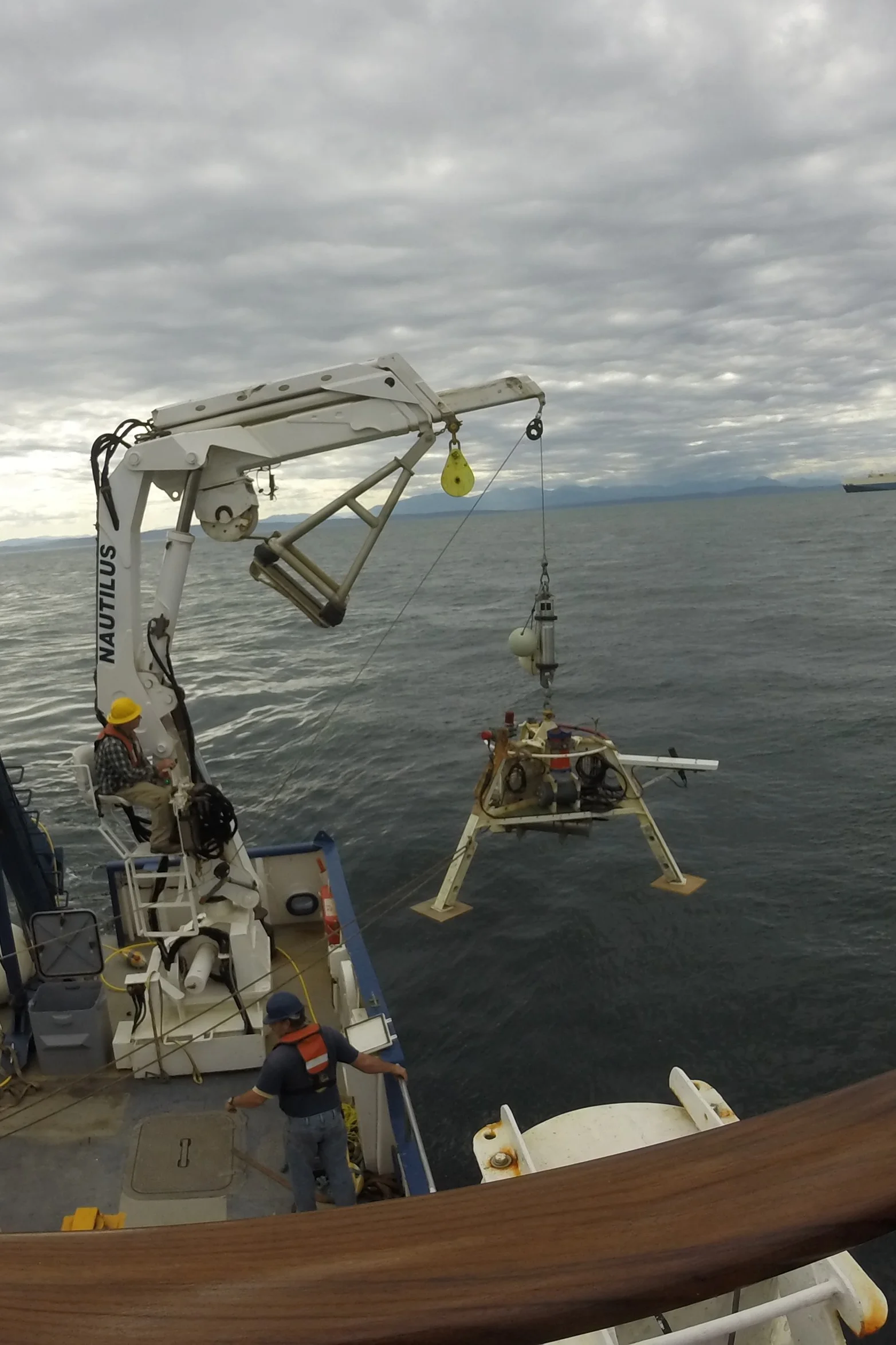 E.V. Nautilus Expedition - Day 1 – Getting on board and deploying a platform
