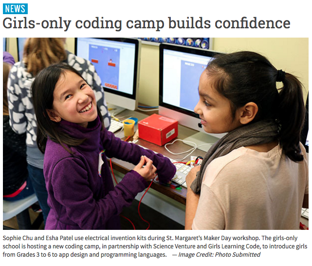 We made the Saanich News!