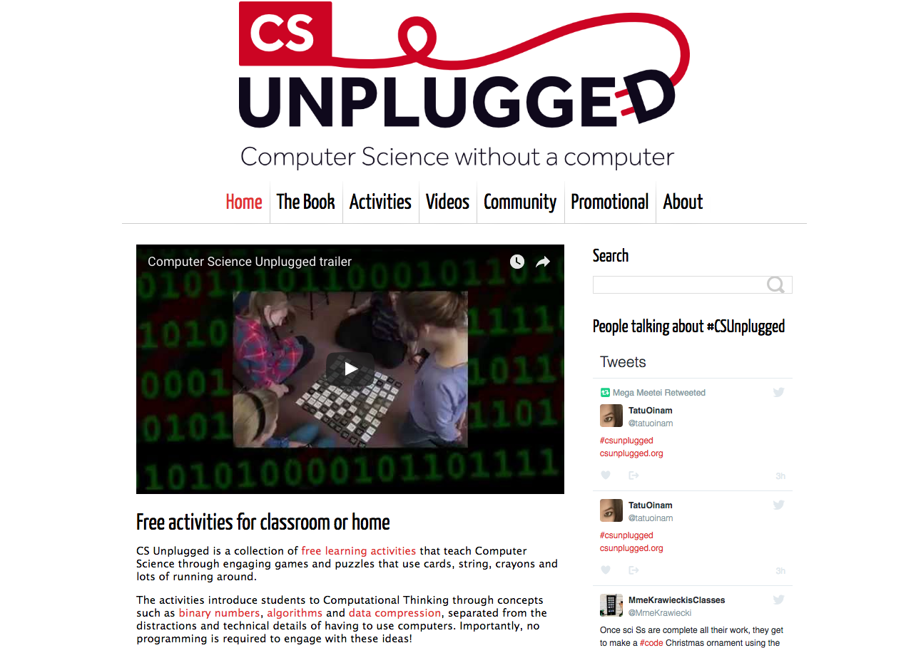 Computer Science Unplugged