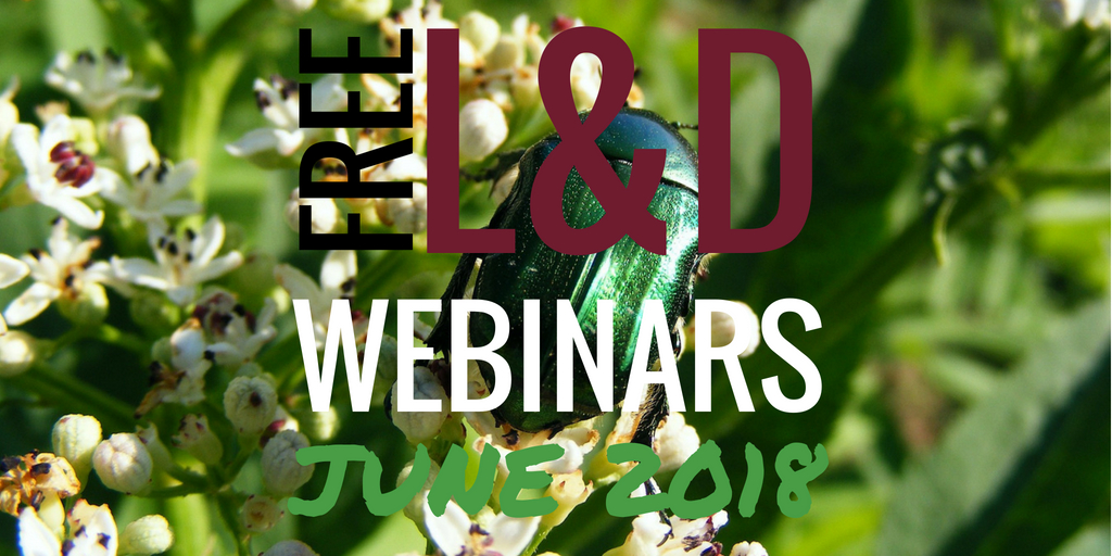 Free L&amp;D webinars for June 2018