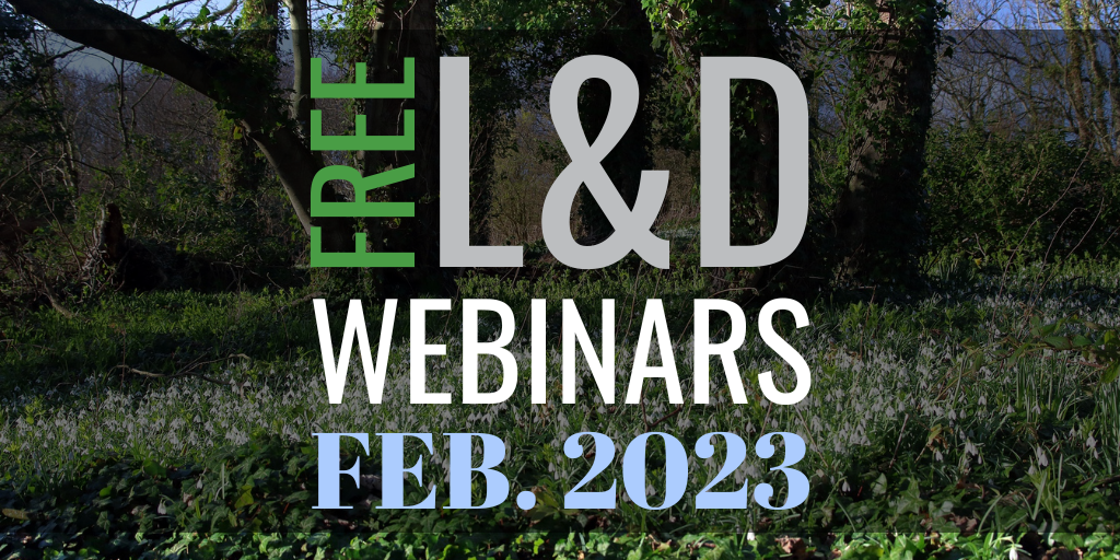 Free learning & development webinars for February 2023