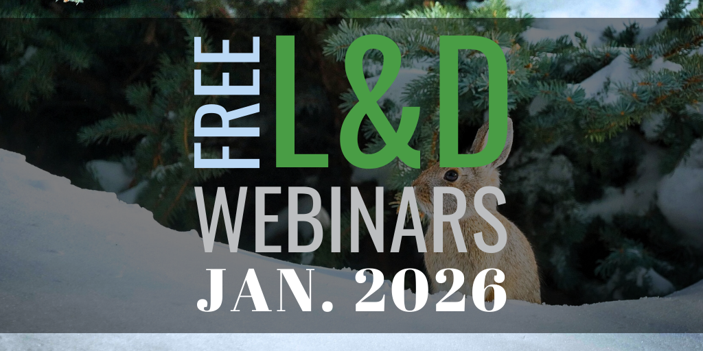 Free learning &amp; development webinars for January 2026