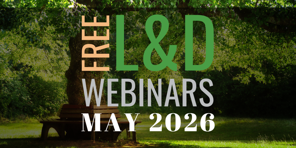 Free learning &amp; development webinars for May 2026
