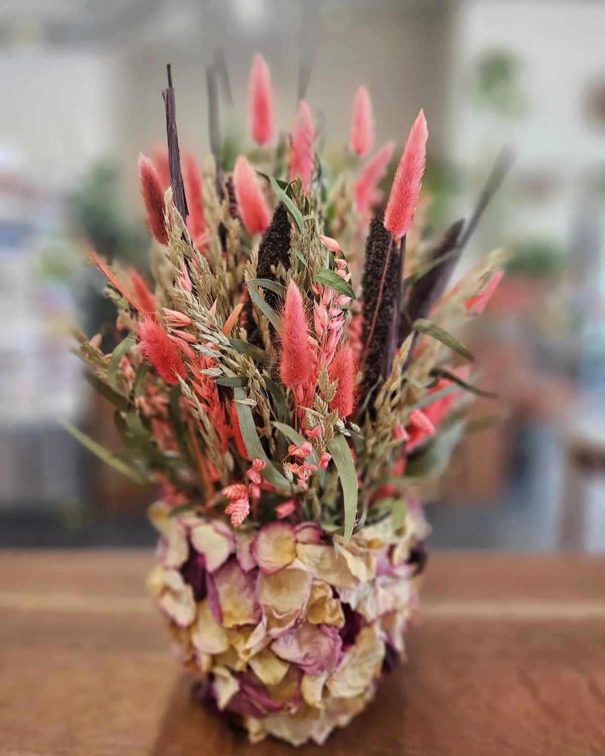 Magst du Trockenblumen-Arrangements? 🌸🤗