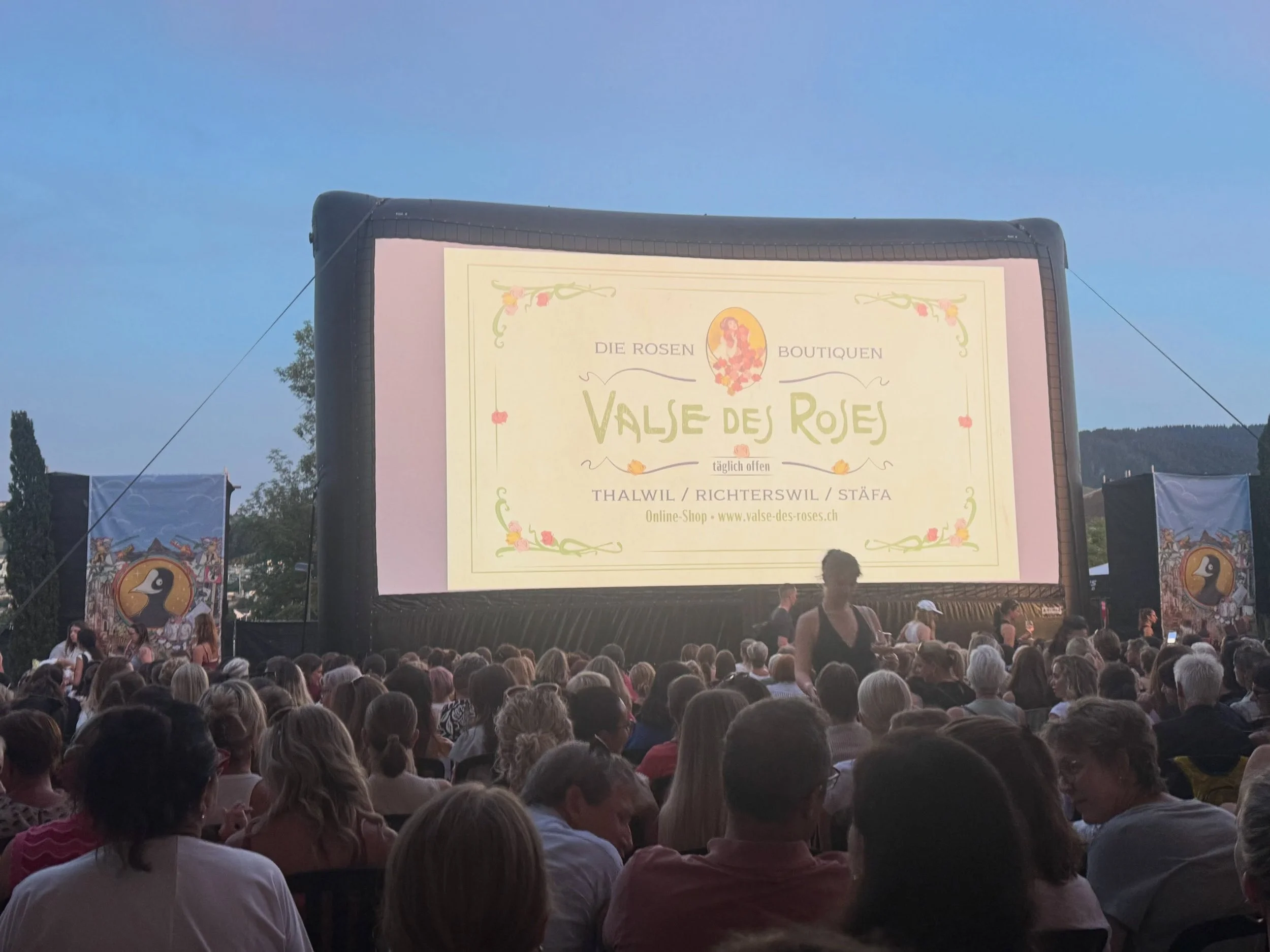 😍 Wunderbarer Abend im @openairkino.richterswil . Super Atmosph&auml;re! 💞💞💞