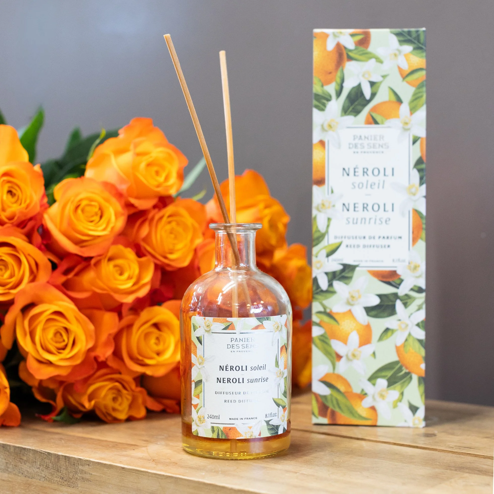 Rosen Aloha mit Neroli Diffuser
