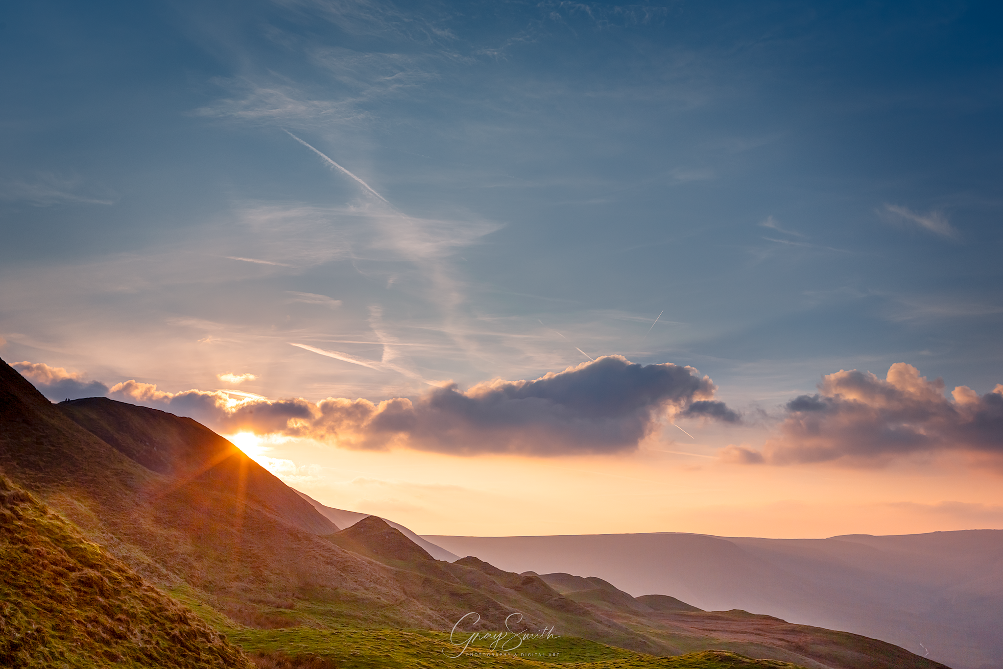 Sunset At Mam Tor