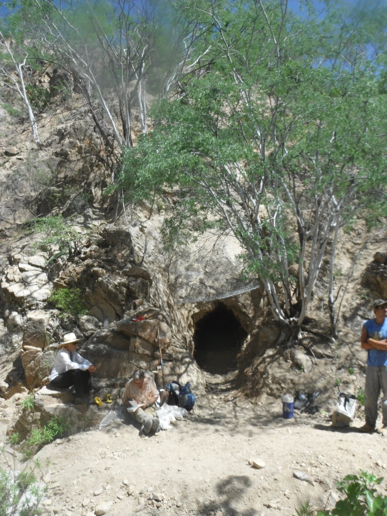 An abandoned tunnel unearthed by our geologists and historians.