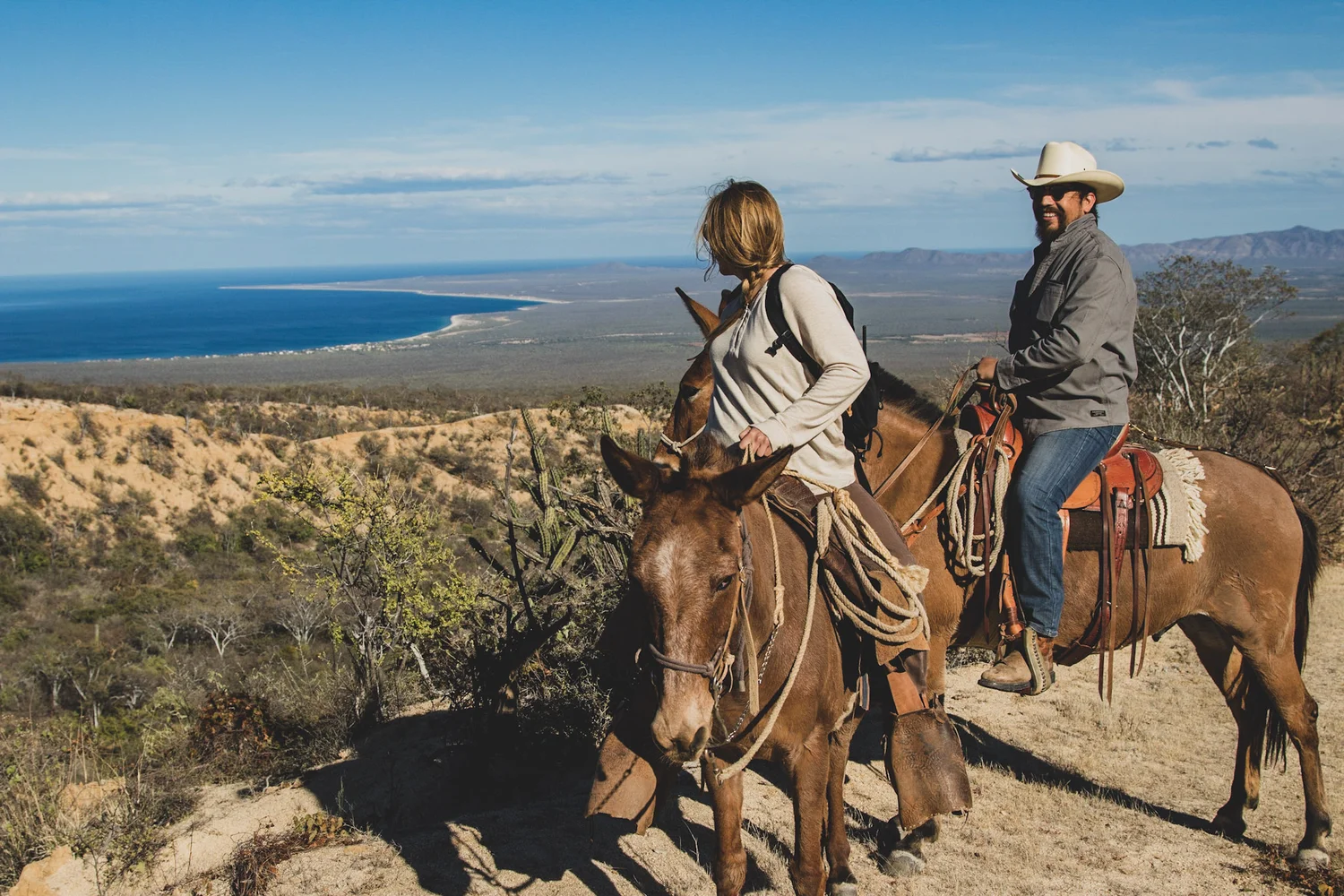 Mule Ride — Rancho Cacachilas - Adventure Vacations in Baja California Sur,  Mexico, image size:1500x1000