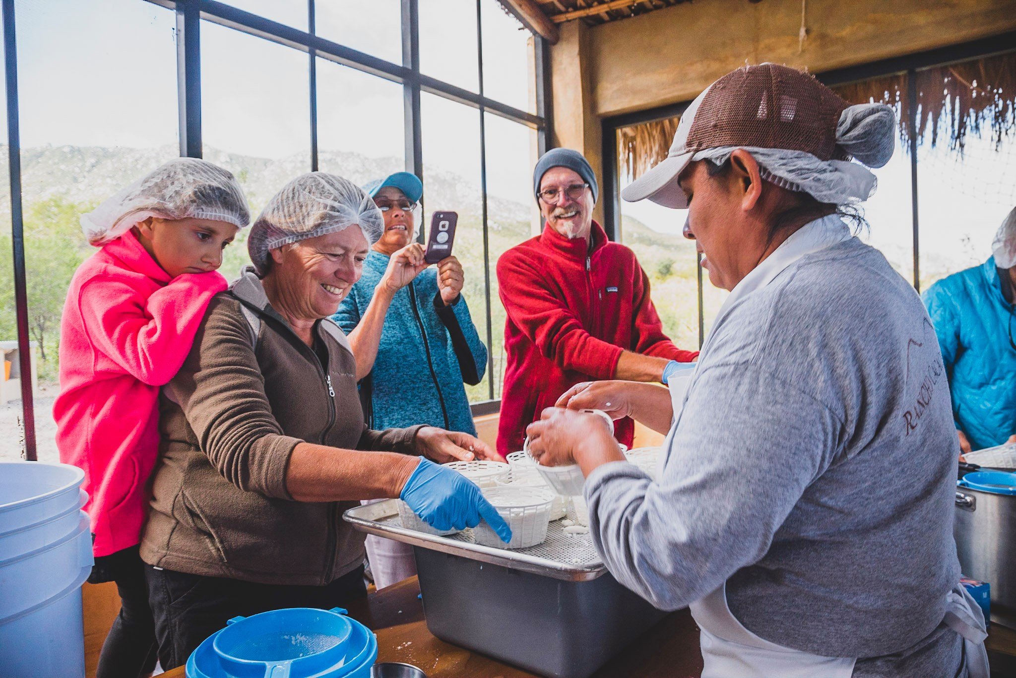 Genni at our Cheese Making Workshop