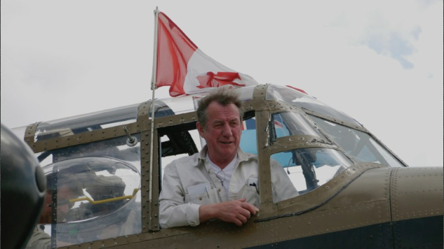 Joe in the Lancaster