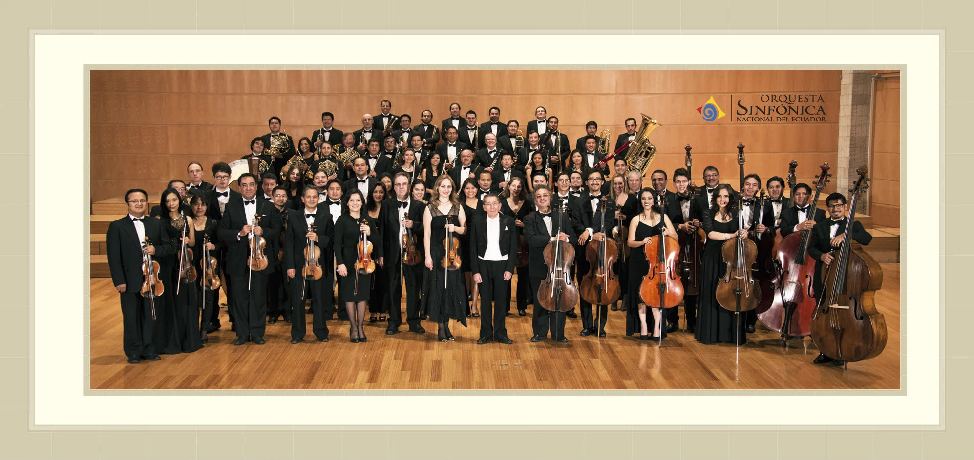 Orquesta Sinfónica Nacional del Ecuador con el director invitado Mauricio Otazo (Bolivia)