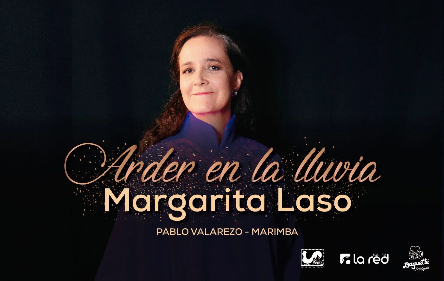      

 
   Margarita Laso vuelve a la Casa de la Música con su cálida voz y un precioso elenco de músicos.&nbsp;  Arder en la lluvia&nbsp;   da&nbsp; nombre a un repertorio de canciones dulces y alegres, intensas y teatrales, para celebrar el regres