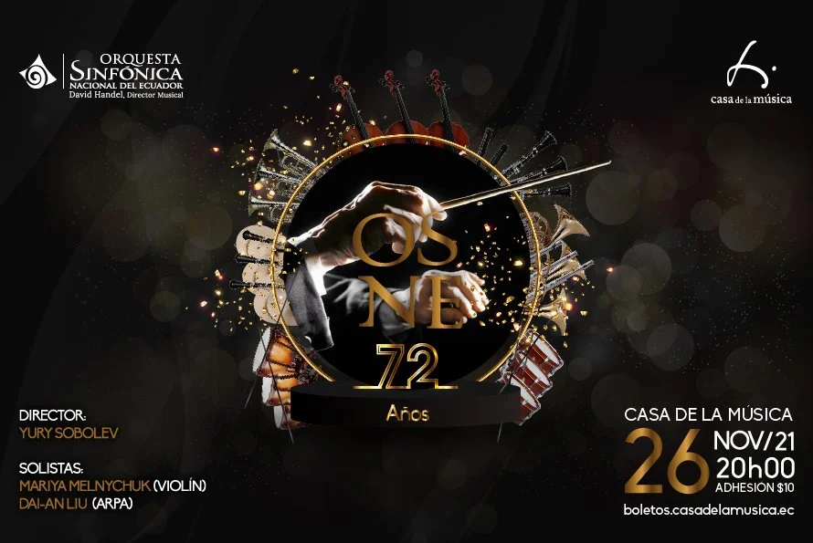 ORQUESTA SINFÓNICA NACIONAL: CONCIERTO DE ANIVERSARIO 72º 