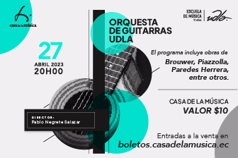 Concierto de guitarras: De Ecuador al mundo