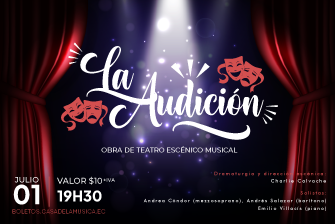 La Audición: Obra de teatro escénico musical