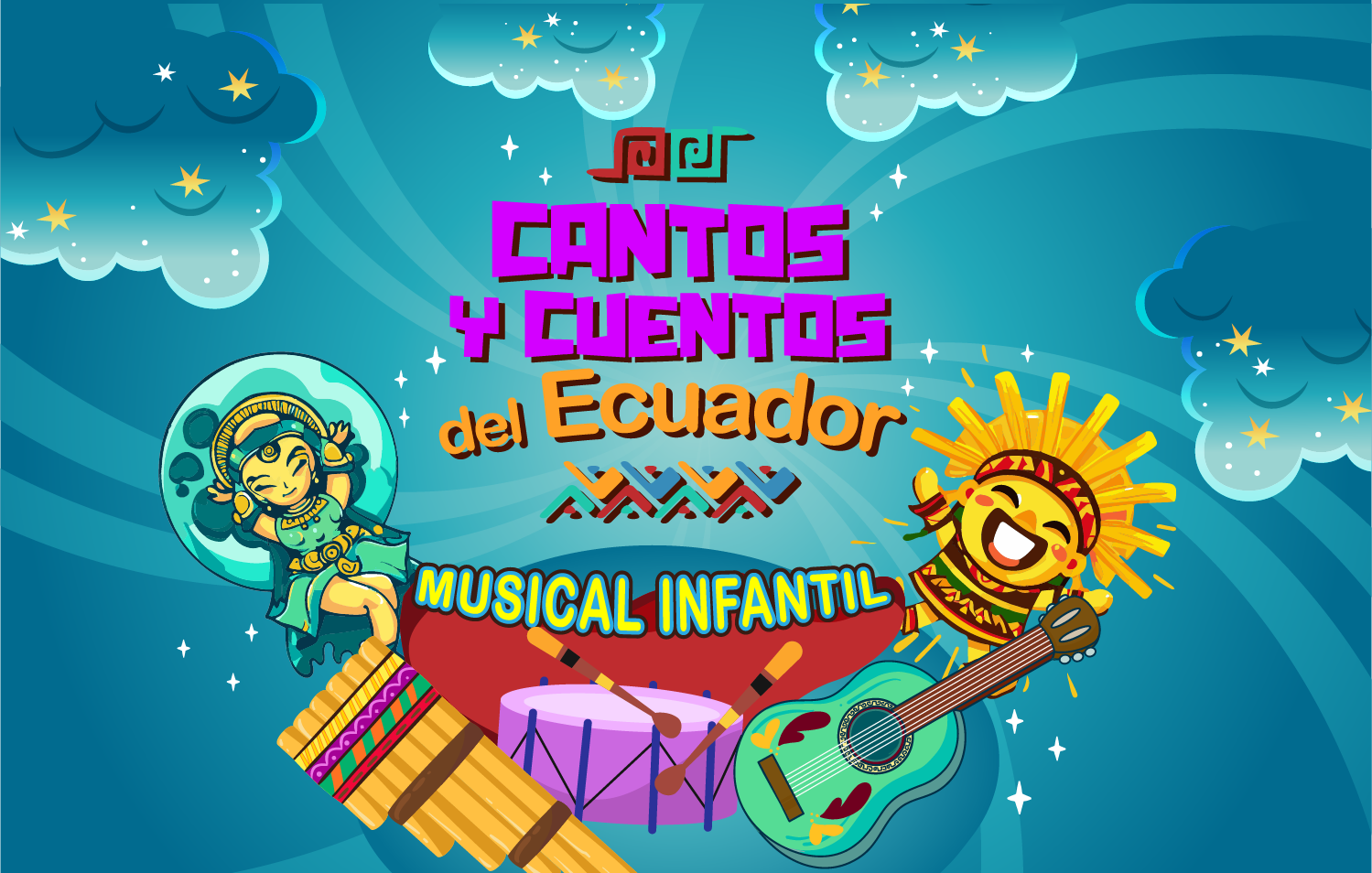      

 
   La Casa de la Música en su espacio infantil Domingo Familiar presenta al Libertorio con la obra CANTOS Y CUENTOS DEL ECUADOR, música infantil con teatro y títeres gigantes.&nbsp; Talentosos niños y jóvenes darán vida a cuatro cuentos prec