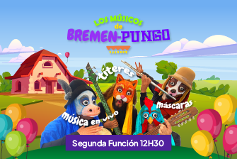 2da función Domingo Chiquito: Los músicos de Bremen-Pungo