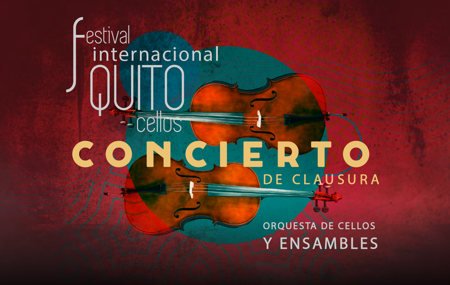      

 
   La Casa de la Música presenta un maravilloso concierto en el marco de la OCTAVA EDICIÓN DEL FESTIVAL INTERNACIONAL QUITO CELLOS 2023. En esta ocasión se contará con la participación de la orquesta del festival bajo la dirección del Maestr