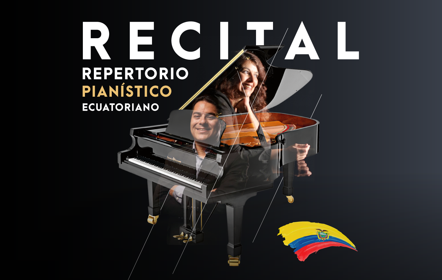     

 
   La Casa de la Música presenta un maravilloso recital denominado REPERTORIO PIANÍSTICO ECUATORIANO, con obras originales para piano de los siglos XIX, XX y XXI. En esta ocasión el repertorio será interpretado por Marianela Arocha y Alex Al