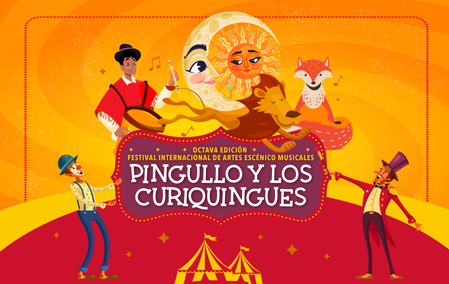      

 
   La Casa de la Música y la agrupación &nbsp;Sociedad AnTónima presentan la OCTAVA EDICIÓN DEL FESTIVAL INTERNACIONAL DE ARTES ESCÉNICO MUSICALES PINGULLO Y LOS CURIQUINGUES. En esta ocasión se contará con la participación de talentosos art