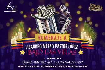Homenaje a Lisandro Meza y Pastor López bajo las velas