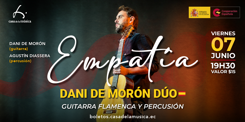 Guitarra flamenca y percusión: Dani de Morón dúo