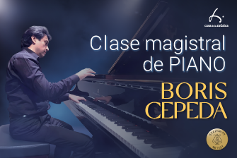 Clase magistral de piano: Boris Cepeda